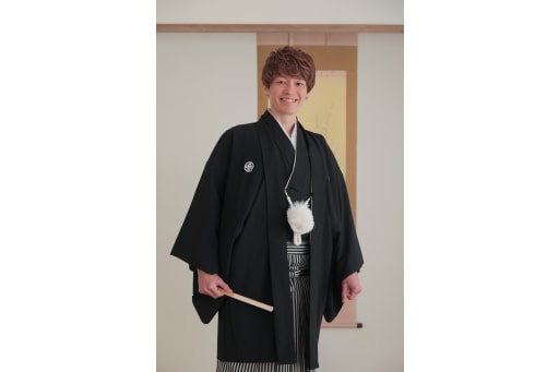 新郎さんのソロショット。