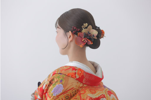 ご新婦様の髪飾り