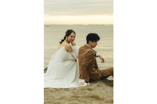 稲毛海浜公園の夕景撮影！