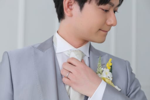 ご新郎様のソロショット