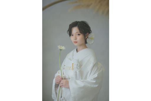 ガーベラとご新婦様