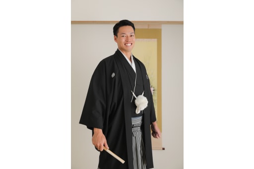 ご新郎様のソロショット