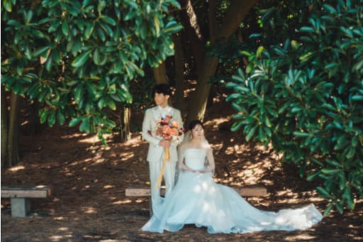 続いて公園内の緑ゾーンへ