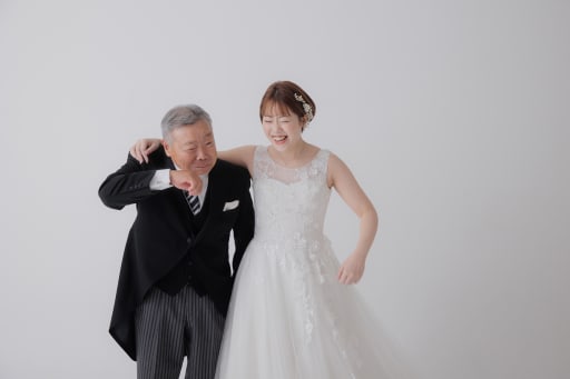 まずは新婦様とお父様