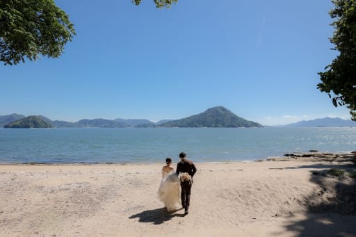 海と砂浜と