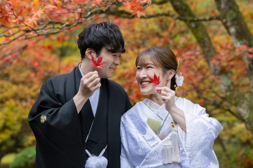 赤い紅葉発見！