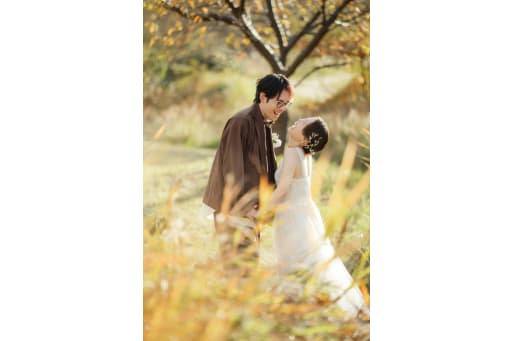 家族と思い出の地で残すウェディングフォト