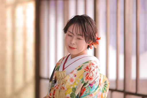 節目もきれいなご新婦様