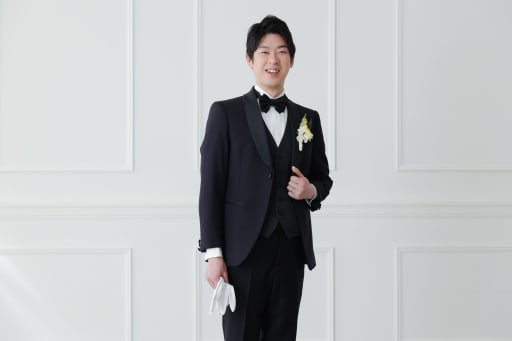ご新郎様のソロカット