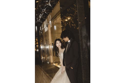 キラキラの街並みで