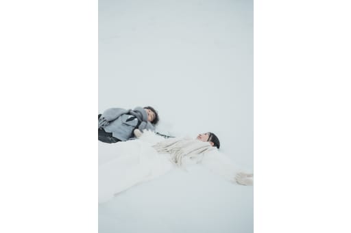 雪にダイブ！！！