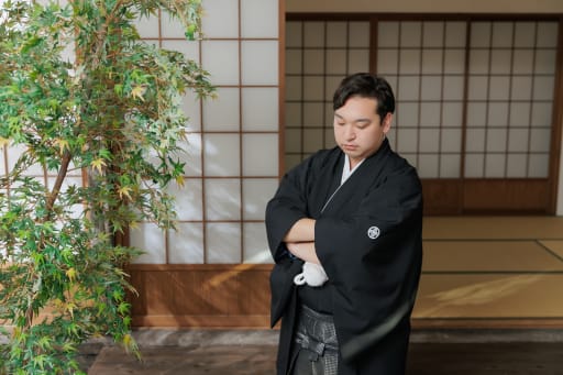 ご新郎様のソロショット