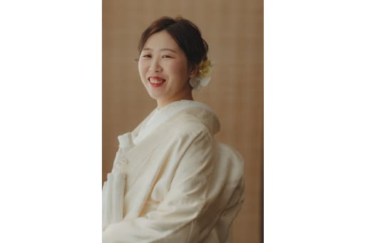 笑顔が素敵な新婦様