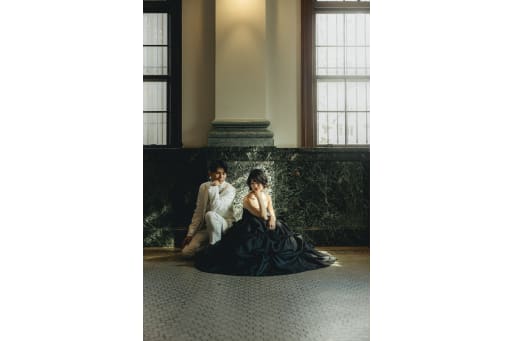 座りながらショット