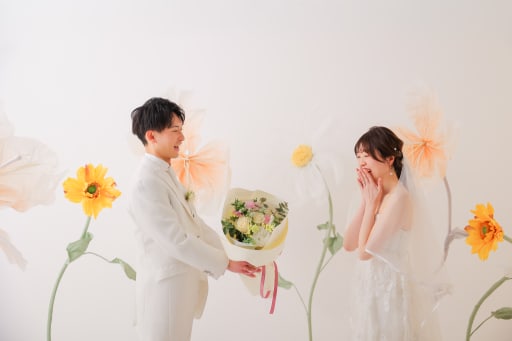 プロポーズ風に！