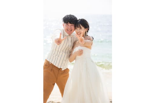 撮影後半は海がキラキラ〜
