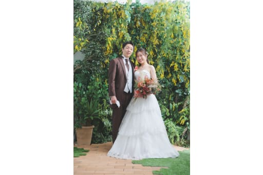 まずはおふたりのフォーマルなお写真