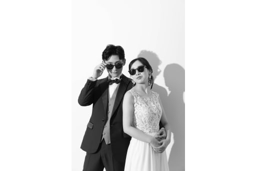 白黒で大人シックに！