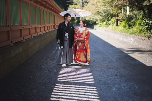 和装は富士宮浅間大社で