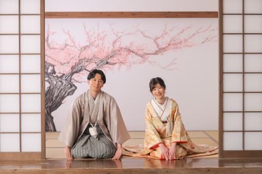 お正座ショットも！