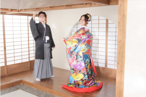 色打掛に