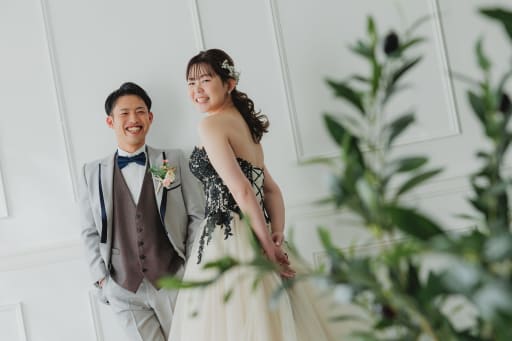 笑顔バッチリで！