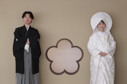 花窓とお二人！