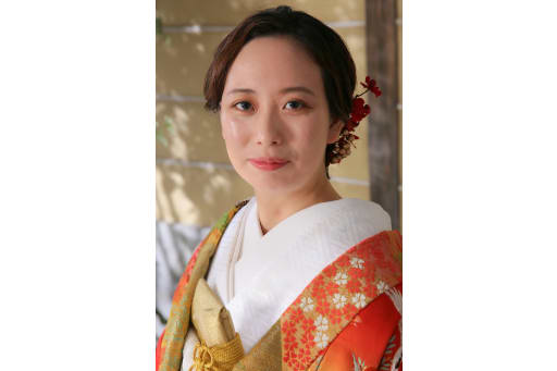 ご新婦様はふんわり可愛らしく♪