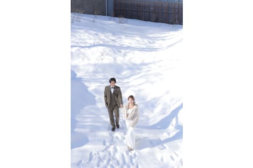 歩く音も、聞こえてくるほどの雪でした。