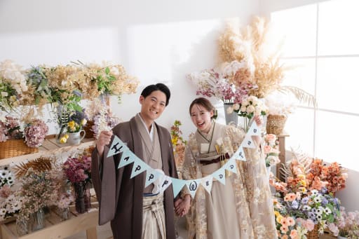 お花屋さんの背景で！