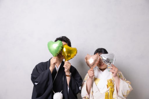 ハートのバルーン