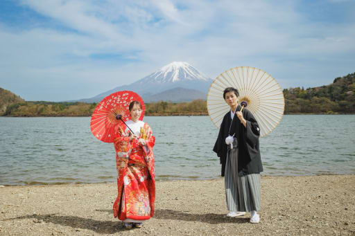 和傘もとてもぴったり