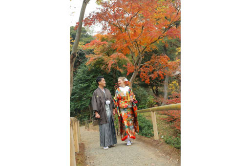 広い園内をお散歩しながら