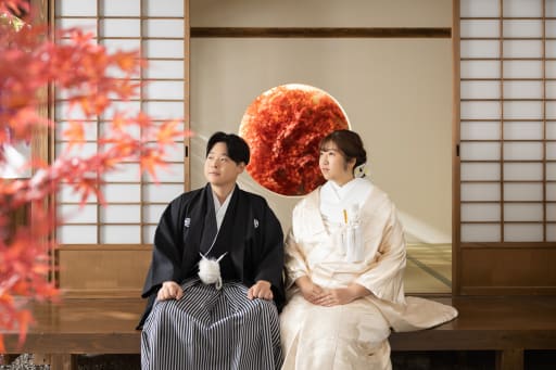 縁側で一休み