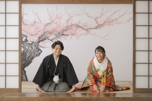 お辞儀ショット