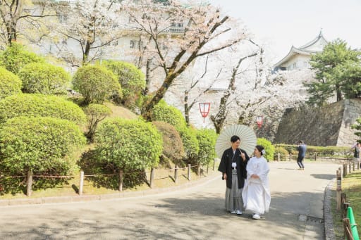 名古屋城の周りを