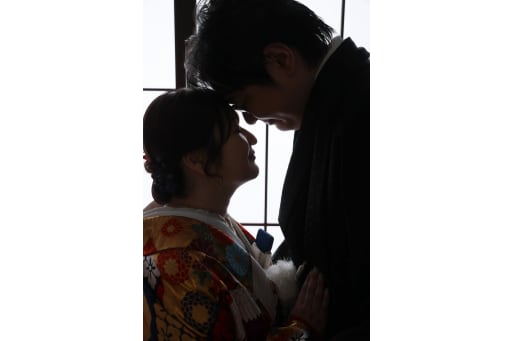 ラストはシルエットで