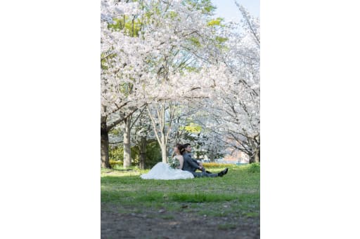 背中合わせに座ってもらって☺