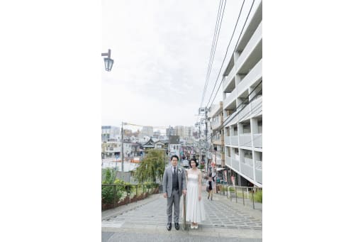 メインの階段で