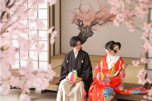 春のふんいきで