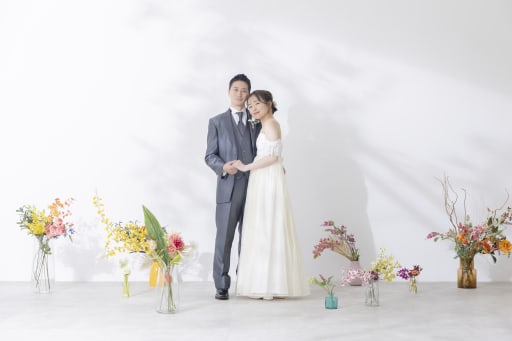 遊び心たっぷりのカラフルフラワー