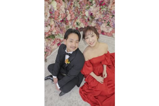 笑顔がキラリ。