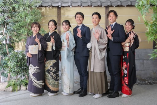 新郎様ご兄弟で撮影