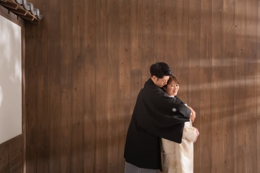 バックハグ♡
