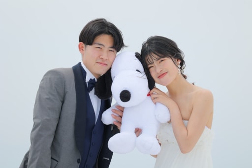 ぬいぐるみと一緒に