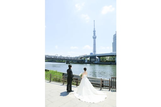 ②スカイツリーでの撮影　