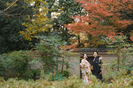 紅葉もまだ咲いていました