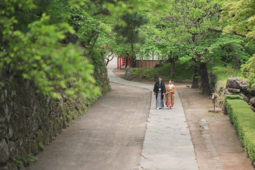 小諸懐古園和装撮影