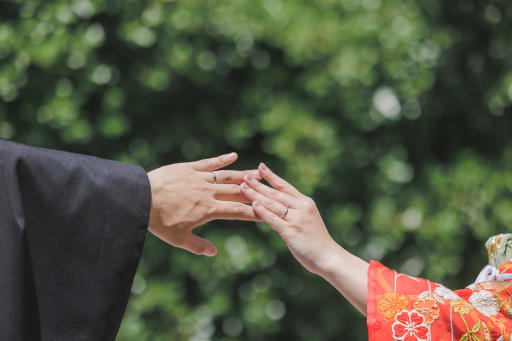 指輪とネイル！