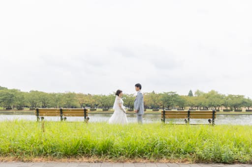 広々とした公園